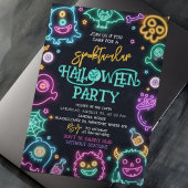 Invitation Spooktacular Neon Halloween