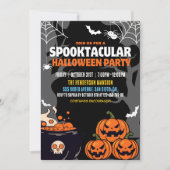 Invitation Spooktacular Party Funny Halloween (Devant)