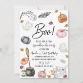 Invitation Spooktacular Party Premier Baby shower d'anniversa (Devant)