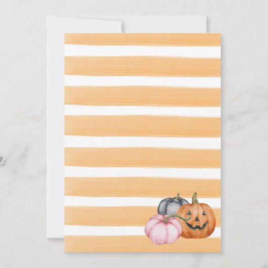 Invitation Spooktacular Party Premier Baby shower d'anniversa (Dos)