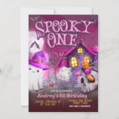 Invitation Spooky One - 1er Anniversaire (Devant)