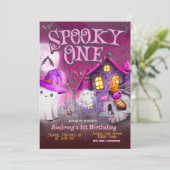 Invitation Spooky One - 1er Anniversaire (Debout devant)