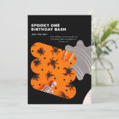 Invitation SPOOKY ONE custom (Debout devant)