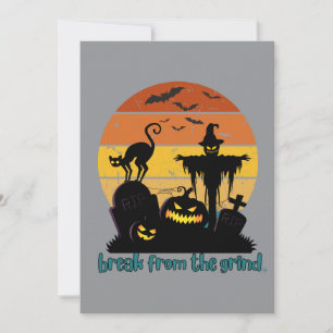 Invitation Spooky Sunset