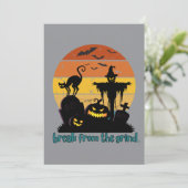 Invitation Spooky Sunset (Debout devant)