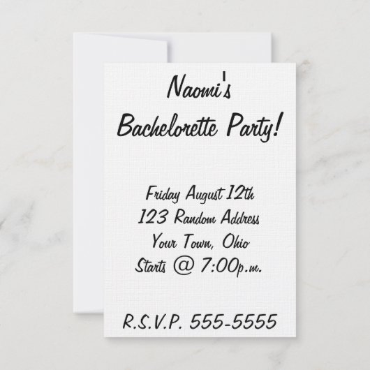 Invitation Spool of Tickets (Dos)