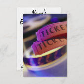 Invitation Spool of Tickets (Devant / Derrière)