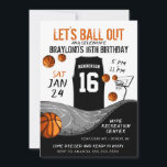 Invitation Sport Basket-ball extérieur Anniversaire<br><div class="desc">Basketball Party Basketball Anniversaire Invitation est parfait pour votre événement sportif à thème!</div>