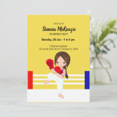 Invitation sport de kickboxing (Debout devant)