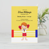 Invitation Sport de kickboxing (Debout devant)