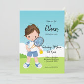 Invitation Sport de tennis (Debout devant)