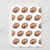 Invitation sport football première année bas garçon 1er anniv (Dos)