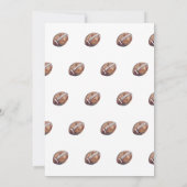 Invitation sport football première année bas garçon 1er anniv (Dos)