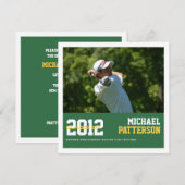 Invitation Sport Guy - Fête des diplômes de photographie PERS (Devant / Derrière)