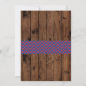 Invitation sportif du Baby shower de baseball Blue (Dos)