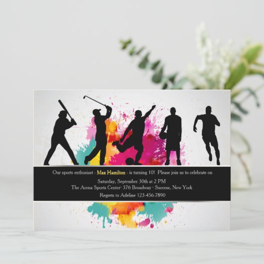 Invitation sportive (Debout devant)