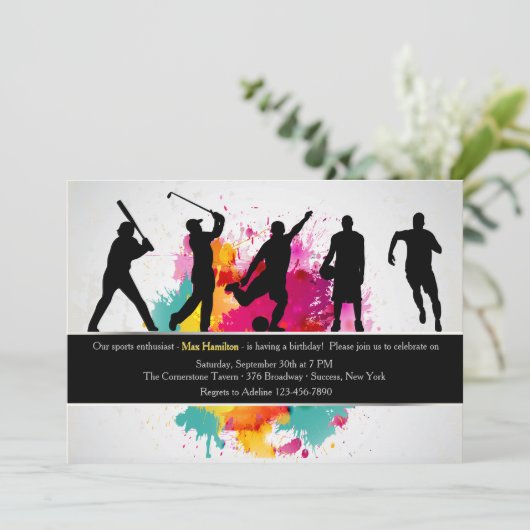 Invitation sportive (Debout devant)