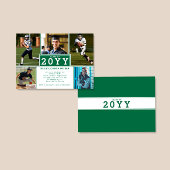 Invitation sportive 5 photo Dark Green