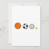 Invitation Sports de balle (Devant)