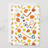 Invitation Sports Game Time All-Star 7th Birthday Party | Boy (Dos)