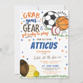 Invitation Sports modernes All Star (Devant)