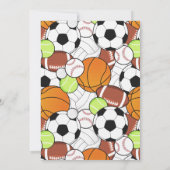 Invitation Sports Oh Boy !Baby shower (Dos)