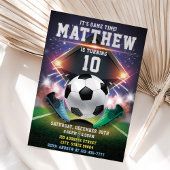 Invitation Sports Soccer Party Birthday