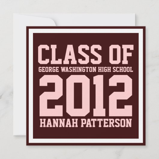 Invitation Sporty Girl Jersey Uniform Pink Party (Devant)