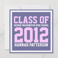Sporty Girl Jersey Uniform Purple Graduation Party