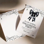 Invitation Spotacular Ghost Bow Coquette Halloween Party