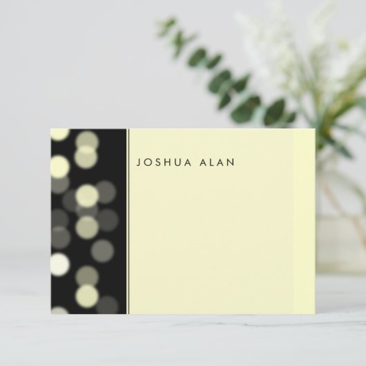 Invitation Spotlight Bar/Bat mitzvah Merci Note (Debout devant)