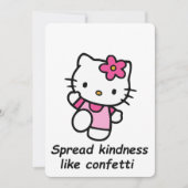 Invitation Spread Kindness Like Confetti (Devant)