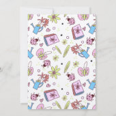 Invitation Spring and Books Birthday Party (Dos)