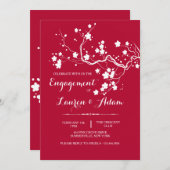 Invitation Spring Blossoms (Devant / Derrière)