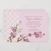 Invitation Spring Blossoms (Devant / Derrière)