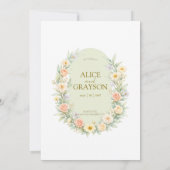 Invitation Spring Boho Colorfull Floral Watercolor Wedding (Dos)