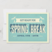 Invitation Spring Break (Devant)