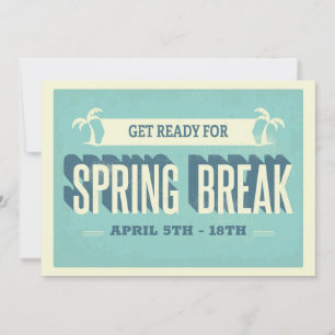 Invitation Spring Break