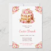Invitation Spring Cake Easter Brunch (Devant)