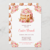 Invitation Spring Cake Easter Brunch (Devant / Derrière)