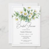 Invitation Spring Daisies Bridal Shower  (Devant)