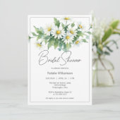 Invitation Spring Daisies Bridal Shower  (Debout devant)