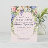 Invitation Spring Floral Bridal Shower (Debout devant)