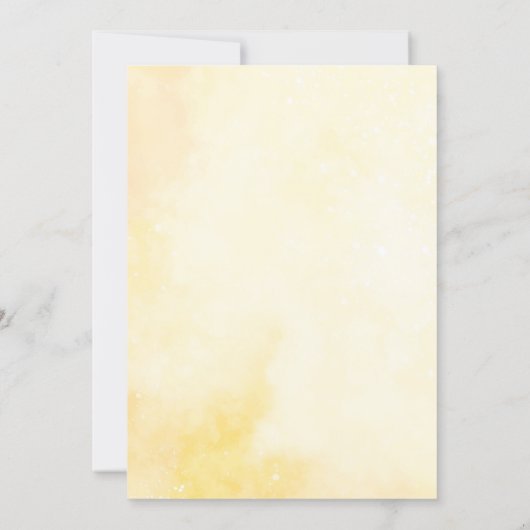 Invitation Spring Floral Daffodil Baby in Bloom (Dos)