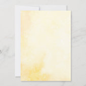 Invitation Spring Floral Daffodil Wreath Love in Bloom (Dos)