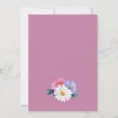 Invitation Spring Floral Home Sweet Home Fête du réchauffemen (Dos)