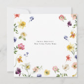 Invitation Spring Garden Blooms Floral Bridal Shower (Dos)