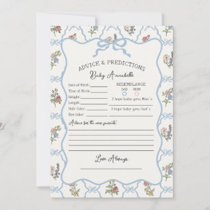 Invitation Spring Garden Party Floral Douche conseil pour béb