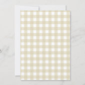 Invitation Spring Gingham Floral Mother's Day (Dos)