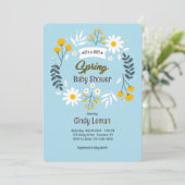 Invitation Spring Is Here (Debout devant)